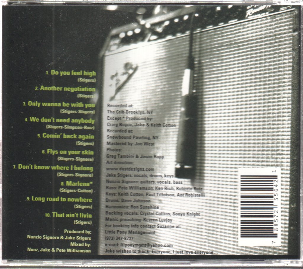 Jake Stigers - Comin Back Again - Cd