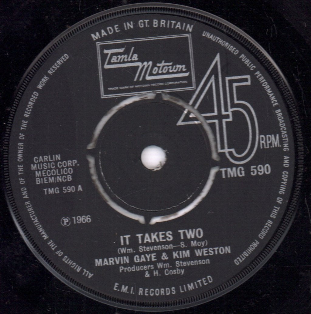 Marvin Gaye And Kim Weston - It Takes Two - 7 Inch