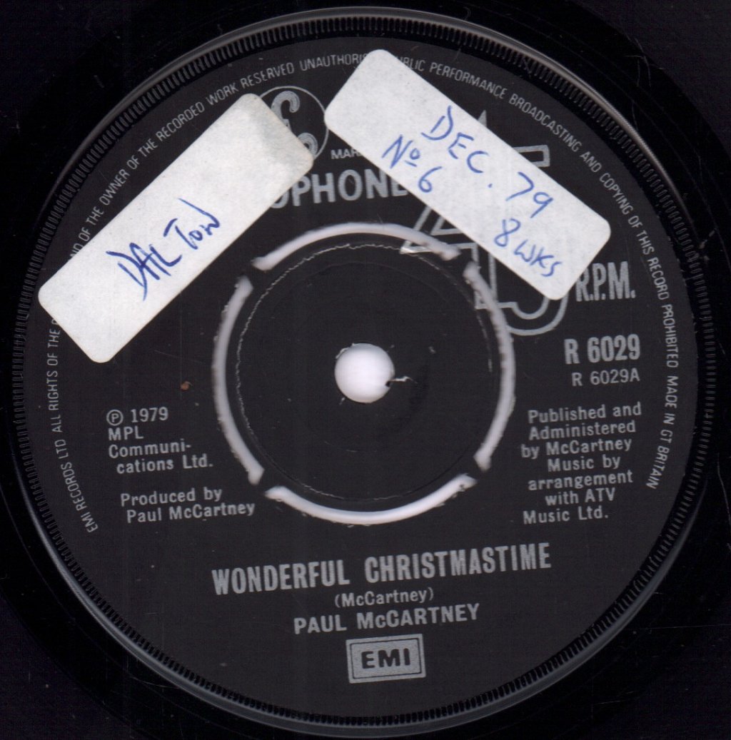 Paul McCartney - Wonderful Christmastime - 7 Inch