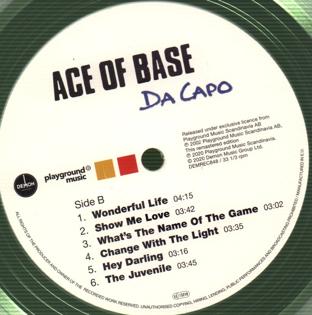 Ace Of Base - Da Capo - Lp