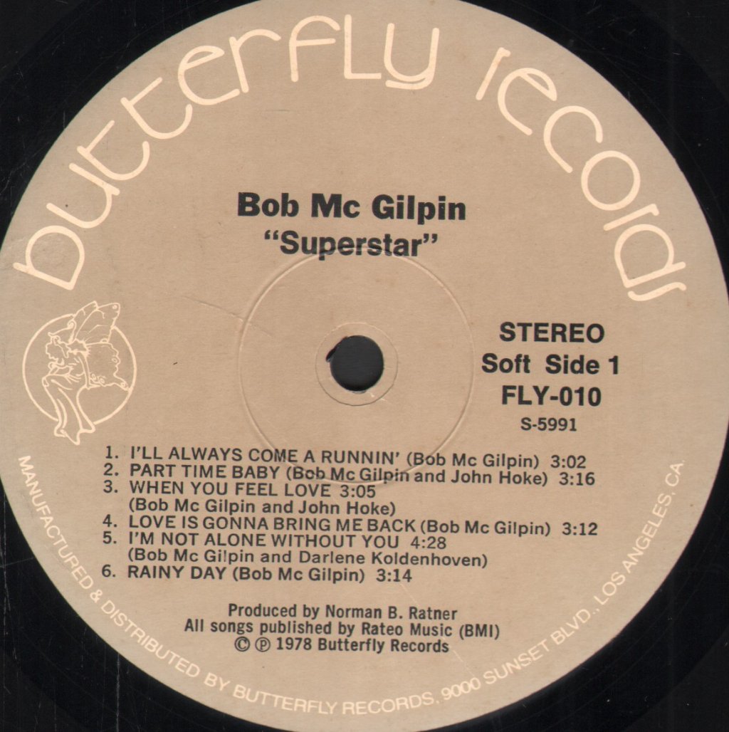 Bob McGilpin - Superstar - Lp