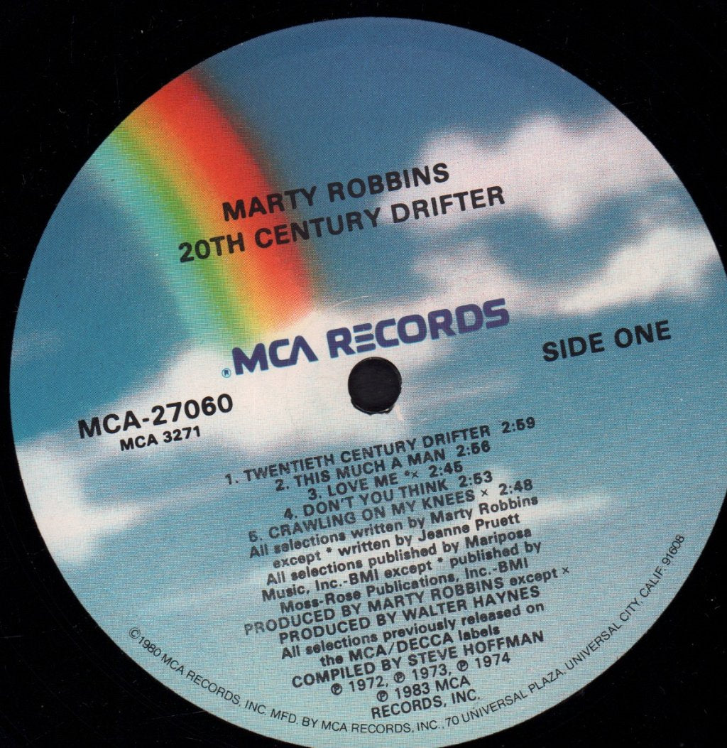 Marty Robbins - Twentieth Century Drifter - Lp