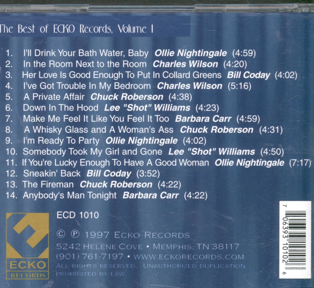 Various Artists - Best Of Ecko Records Volume 1 - Cd