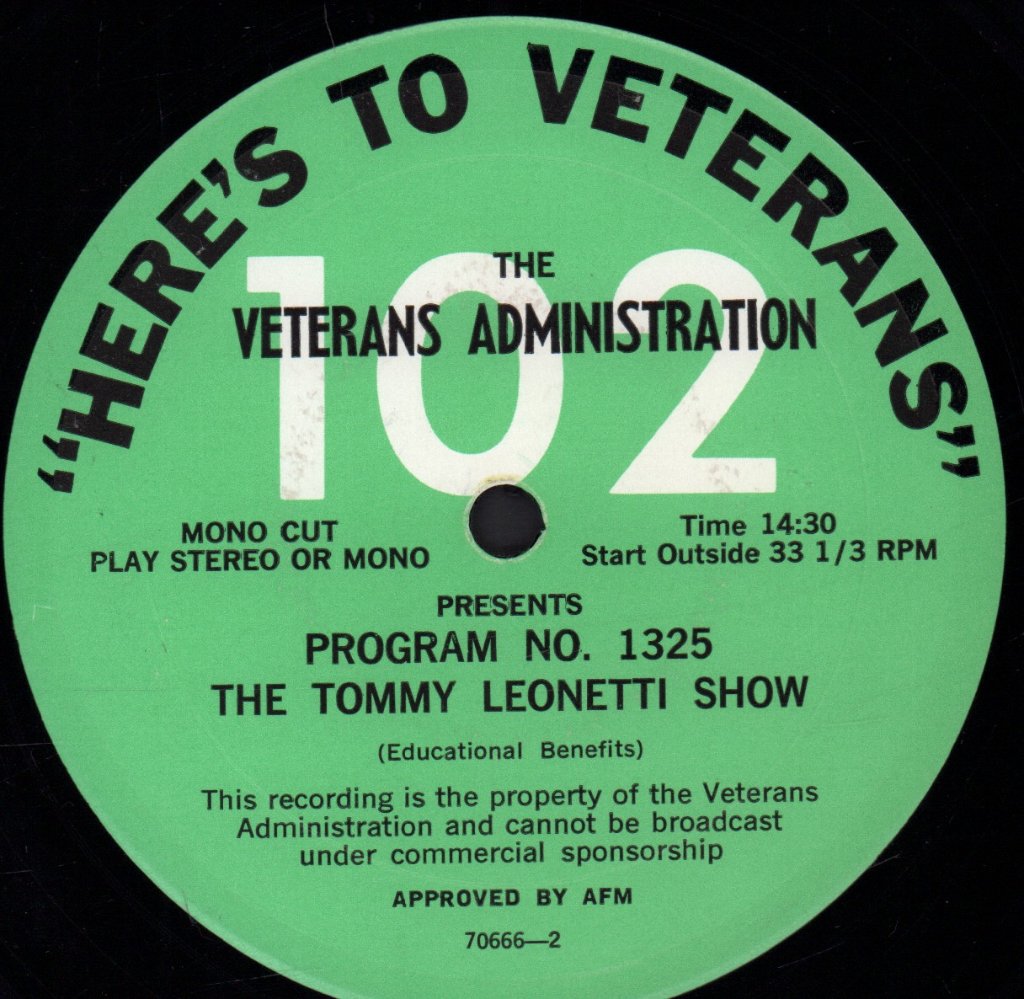 nancy wilson / tommy leonetti - veterans administration - Lp