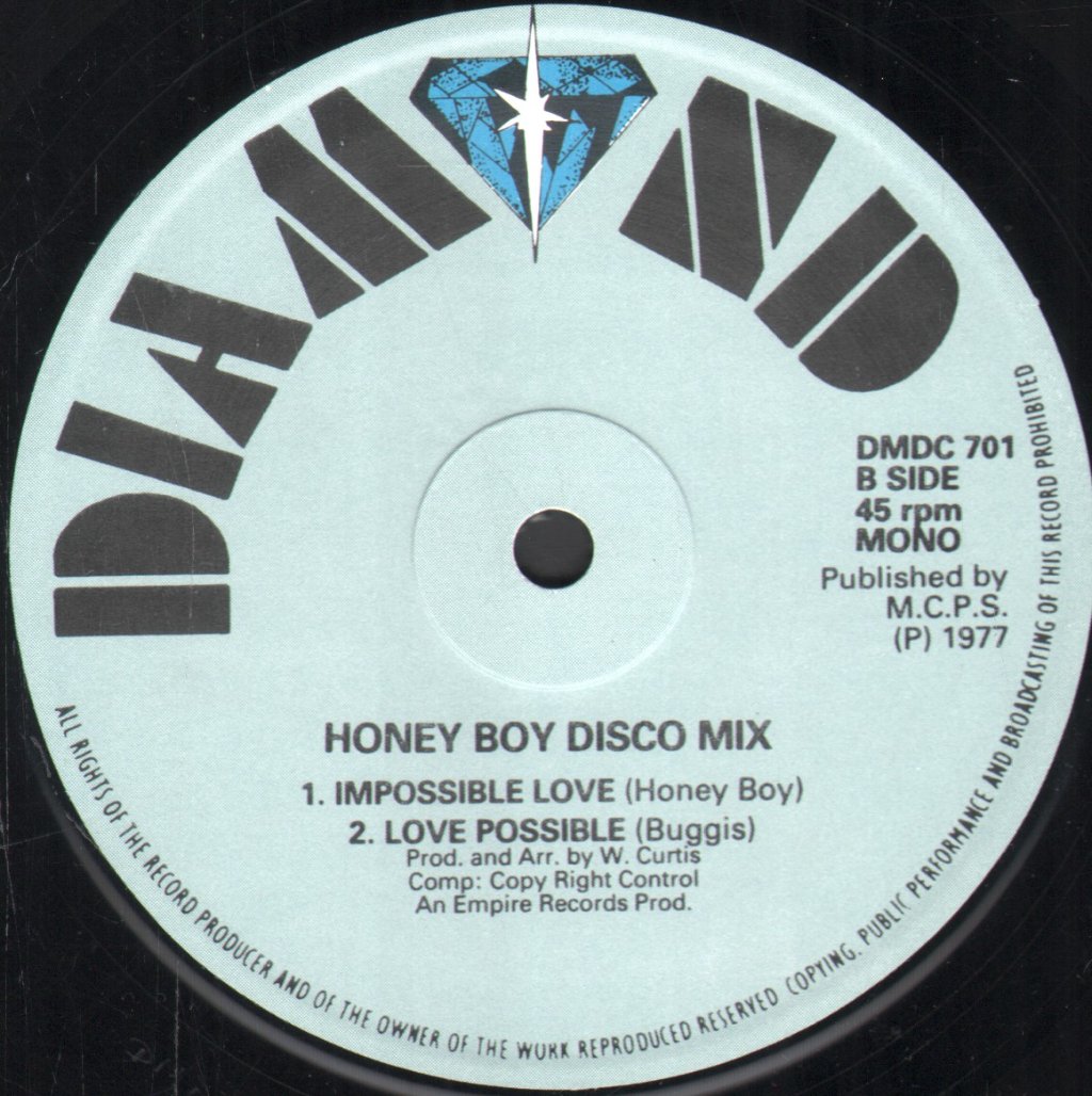 Honey Boy - Disco Mix - 12 Inch