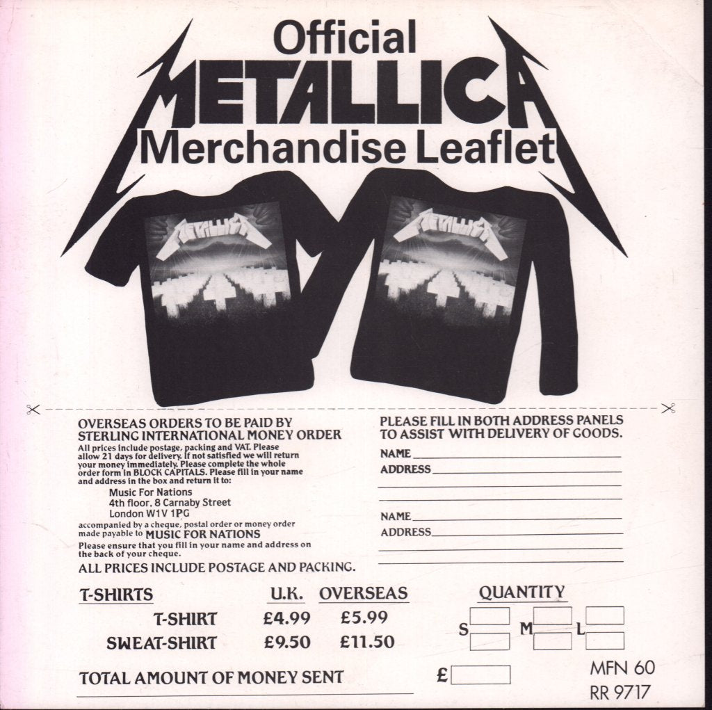 Metallica - Master Of Puppets - Lp