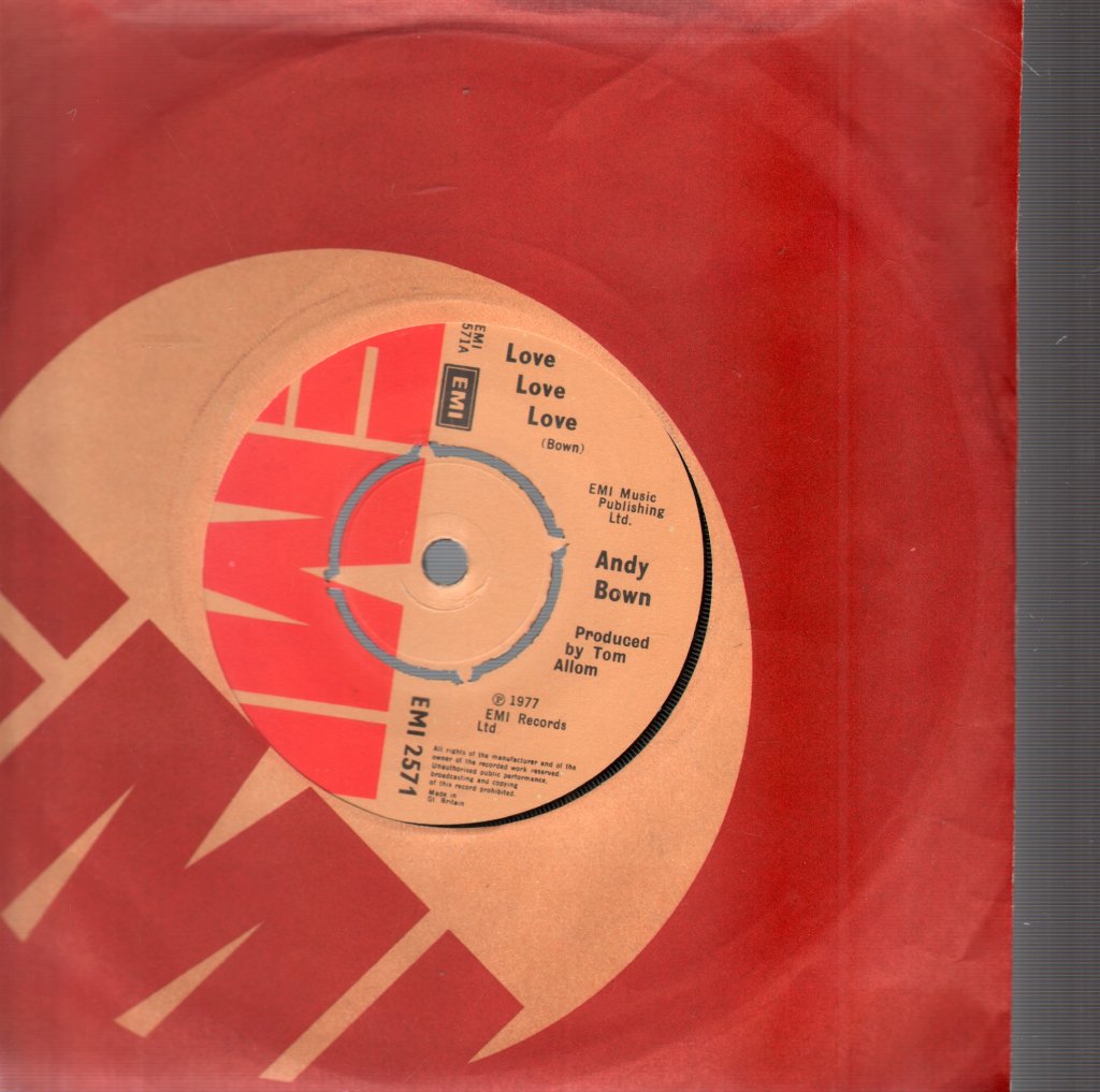 Andy Bown - Love Love Love - 7 Inch
