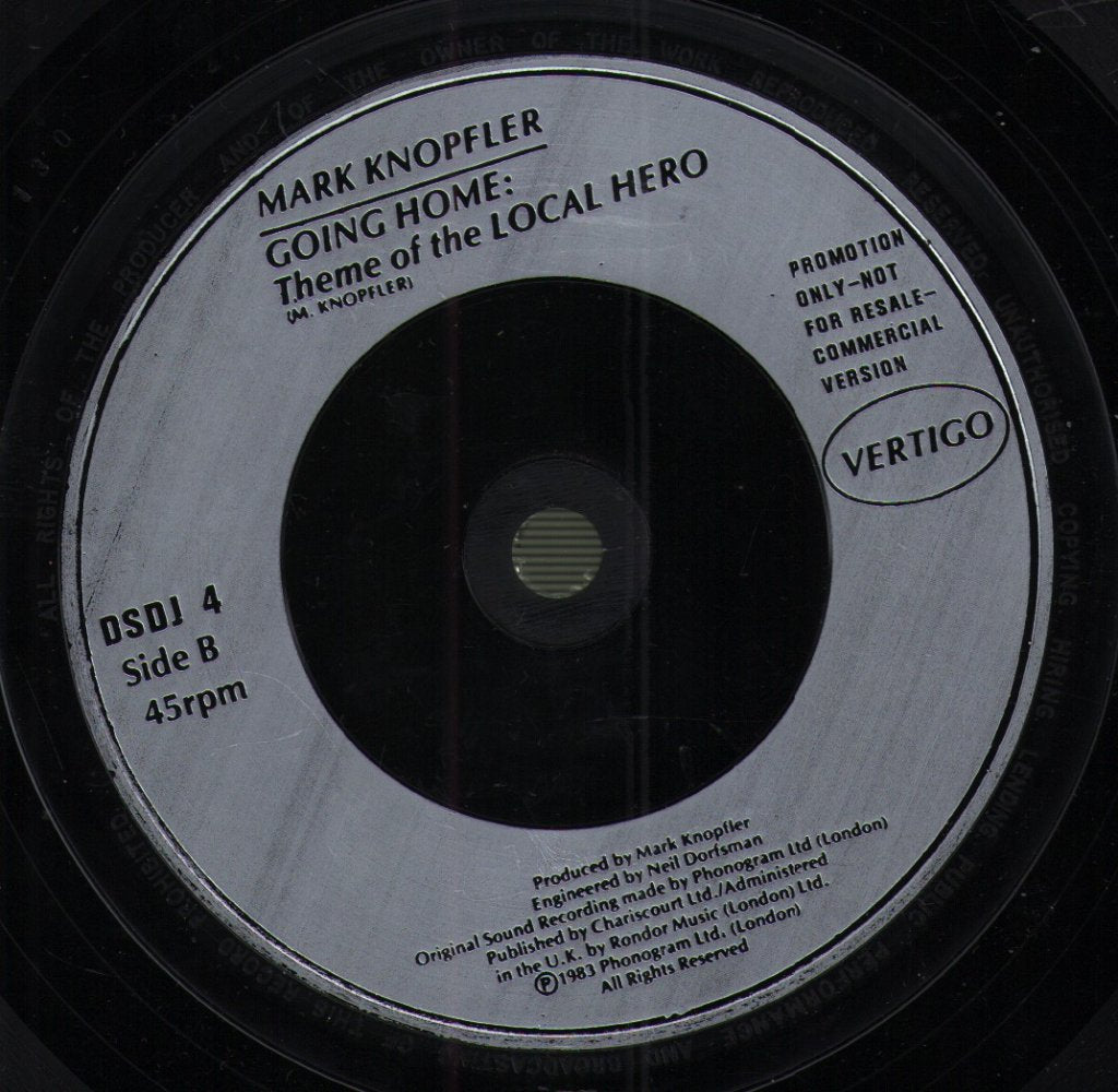 Mark Knopfler - Going Home - 7 Inch
