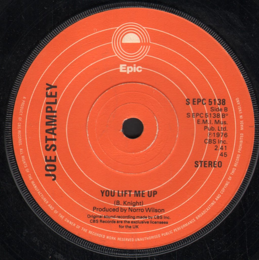 Joe Stampley - There She Goes Again - 7 Inch