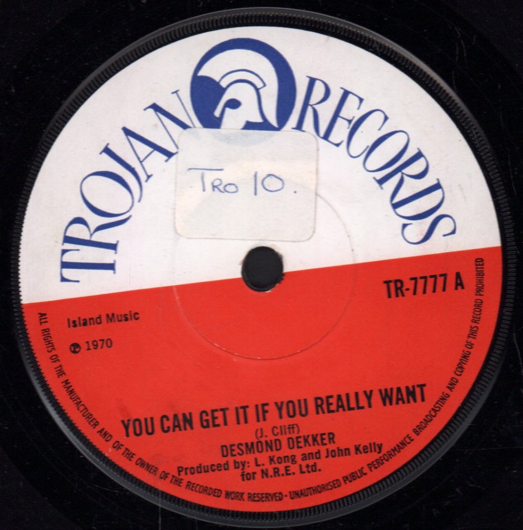 Desmond Dekker - You Can Get It If You Really Want - 7 Inch