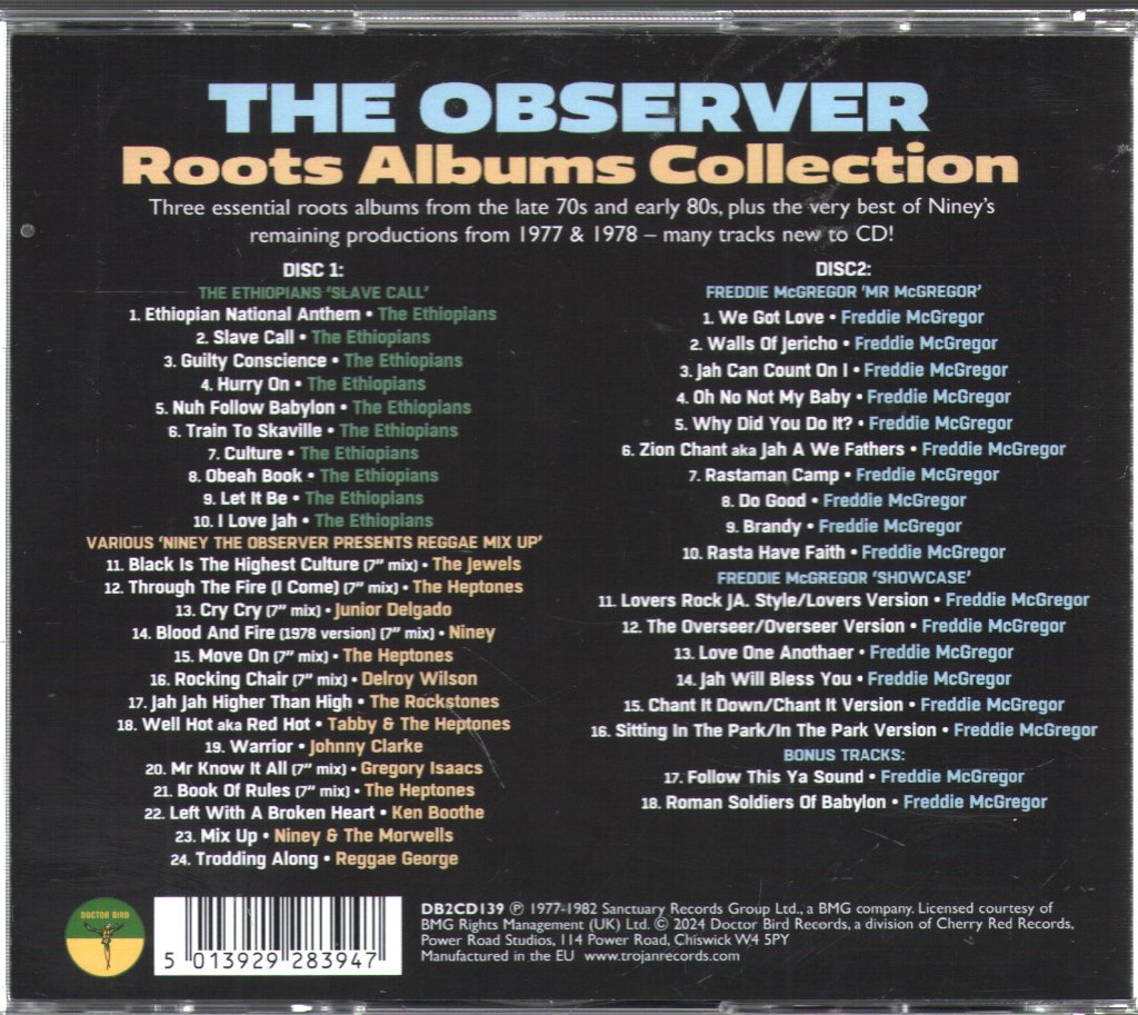 Various Artists - Observer - Roots Album Collection - Double Cd