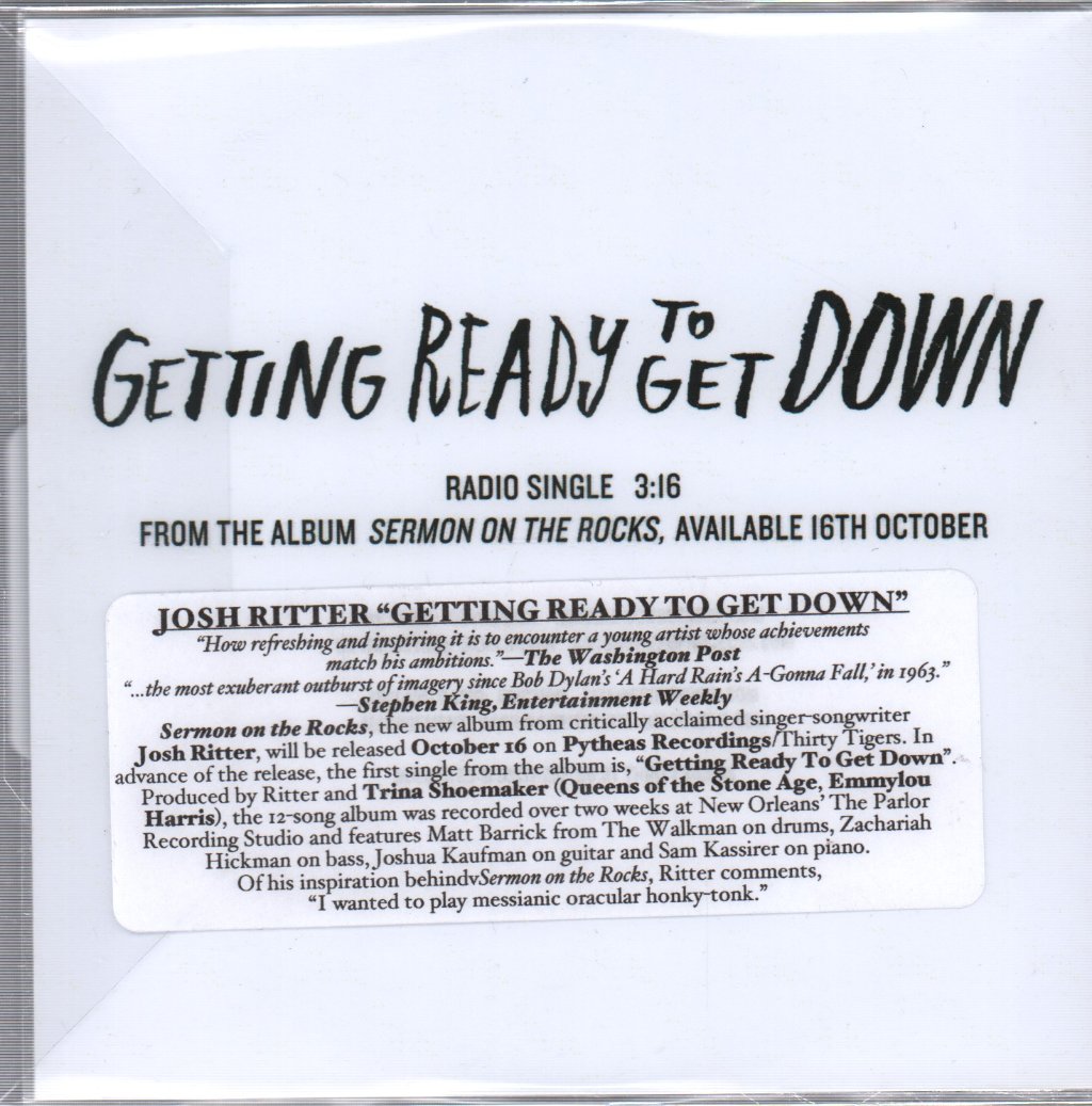 Josh Ritter - Sermon On The Rocks - Cdr
