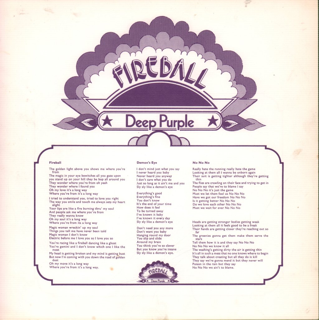 Deep Purple - Fireball - Lp