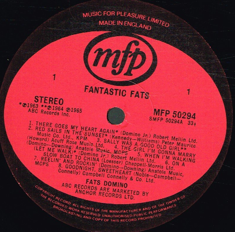 Fats Domino - Fantastic Fats - Lp