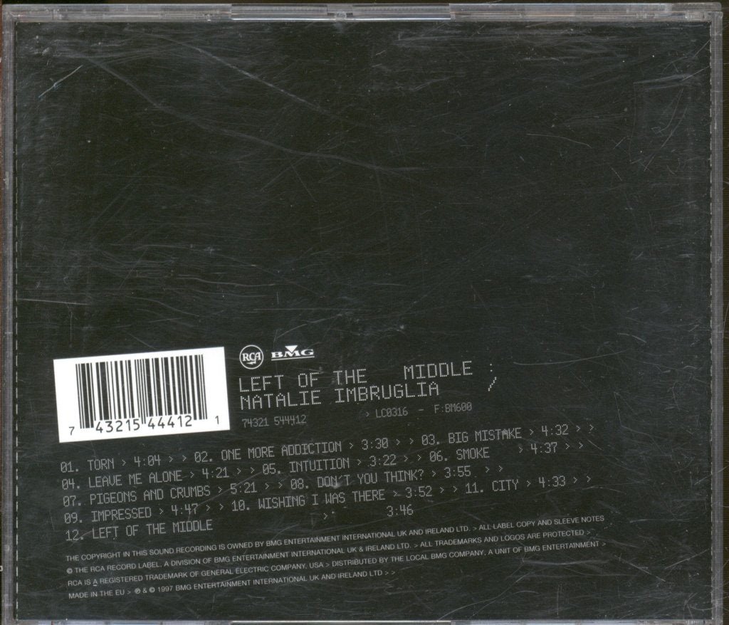 Natalie Imbruglia - Left Of The Middle - Cd