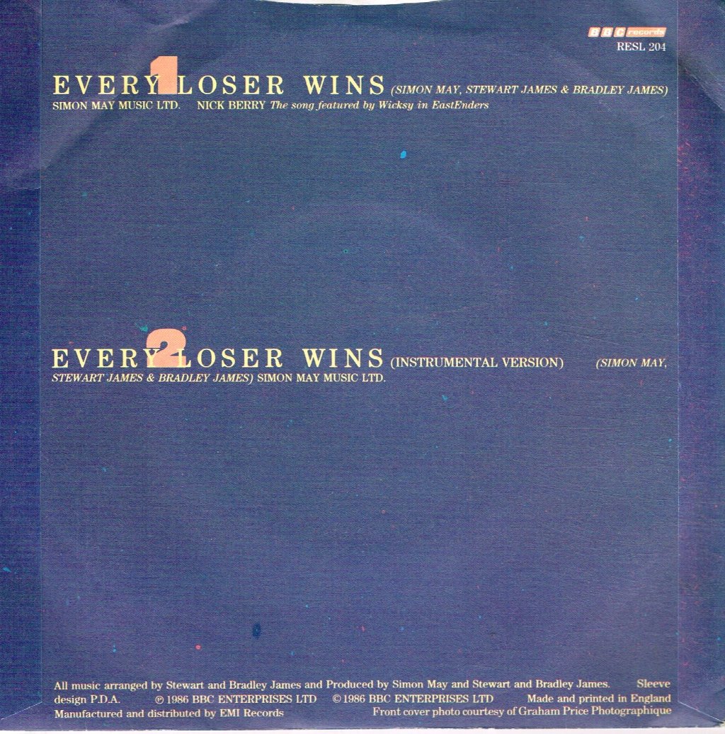 Nick Berry - Every Loser Wins - 7 Inch