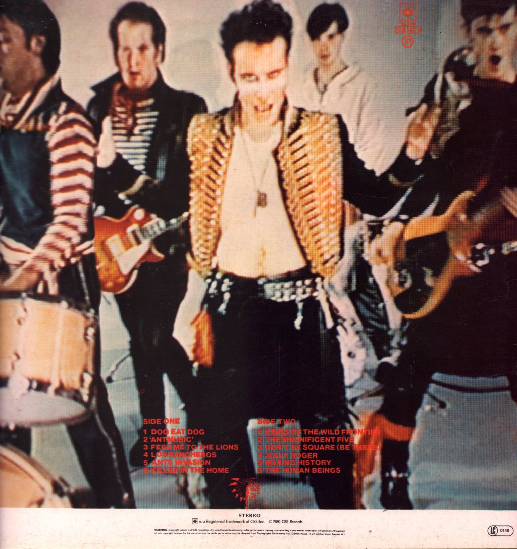 Adam And The Ants - Kings Of The Wild Frontier - Lp
