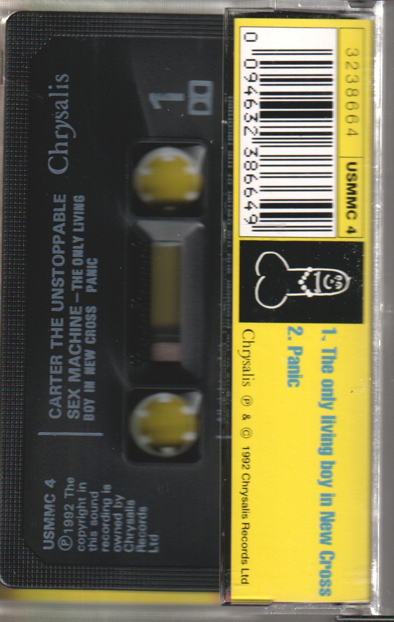 Carter The Unstoppable Sex Machine - Only Living Boy In New Cross - Cassette