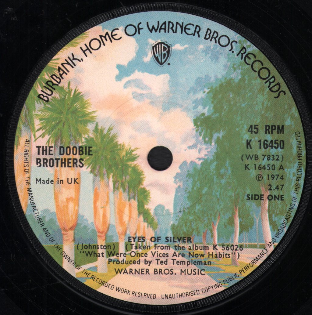 Doobie Brothers - Eyes Of Silver - 7 Inch