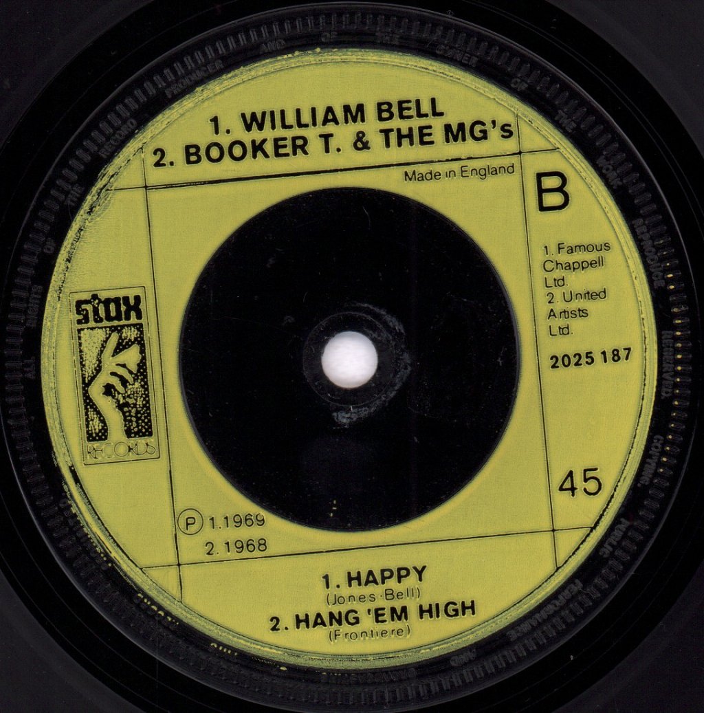 Rufus Thomas / William Bell / Booker T and The MG's - Do The Funky Chicken / Happy / Hang 'Em High - 7 Inch