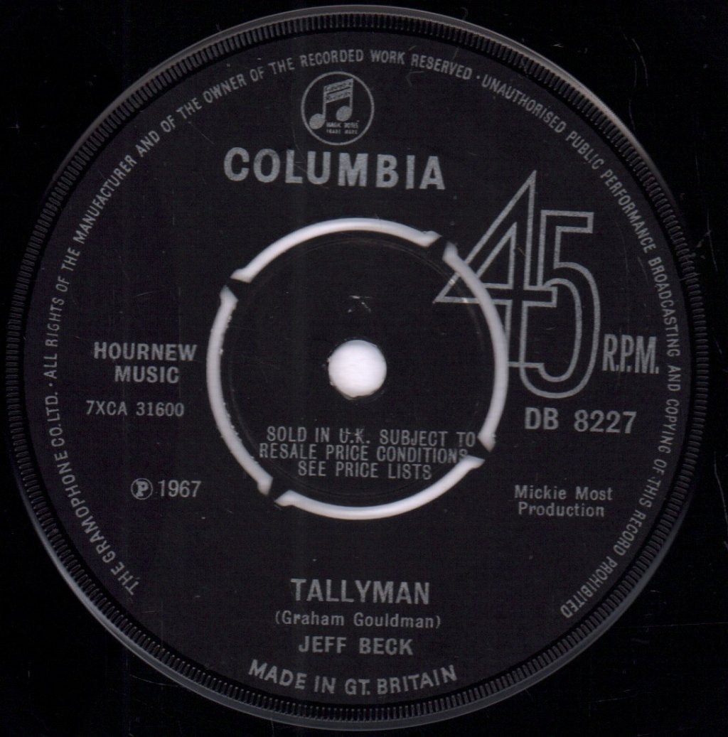 Jeff Beck - Tallyman - 7 Inch