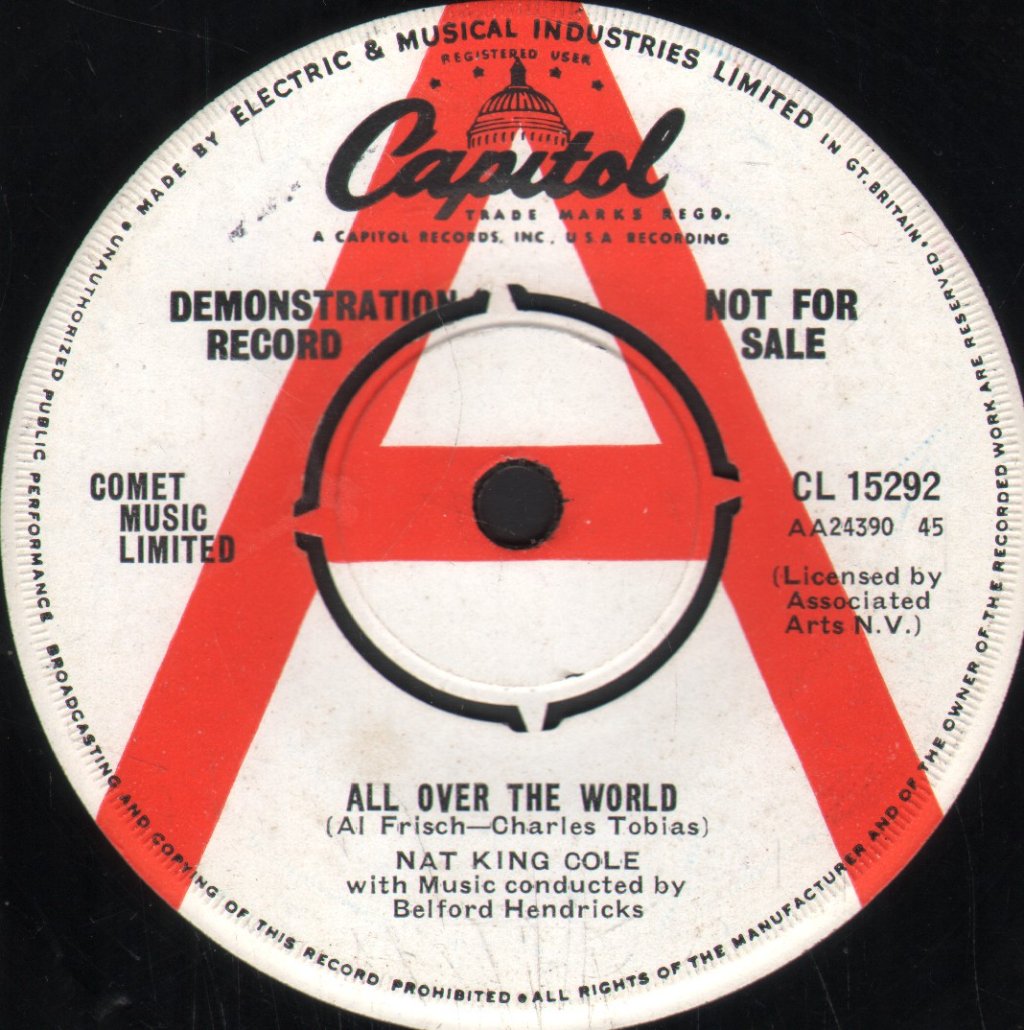 Nat King Cole - All Over The World - 7 Inch