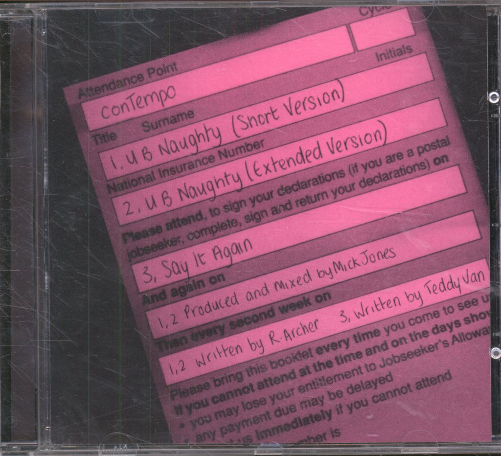 Contempo - U B Naughty - Cd