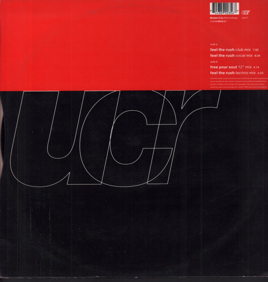 M.A.N.I.C. - Feel The Rush - 12 Inch