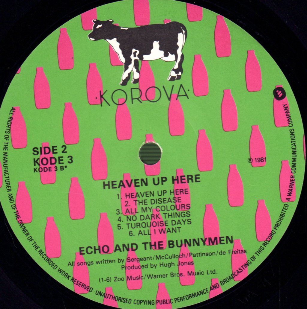 Echo And The Bunnymen - Heaven Up Here - Lp