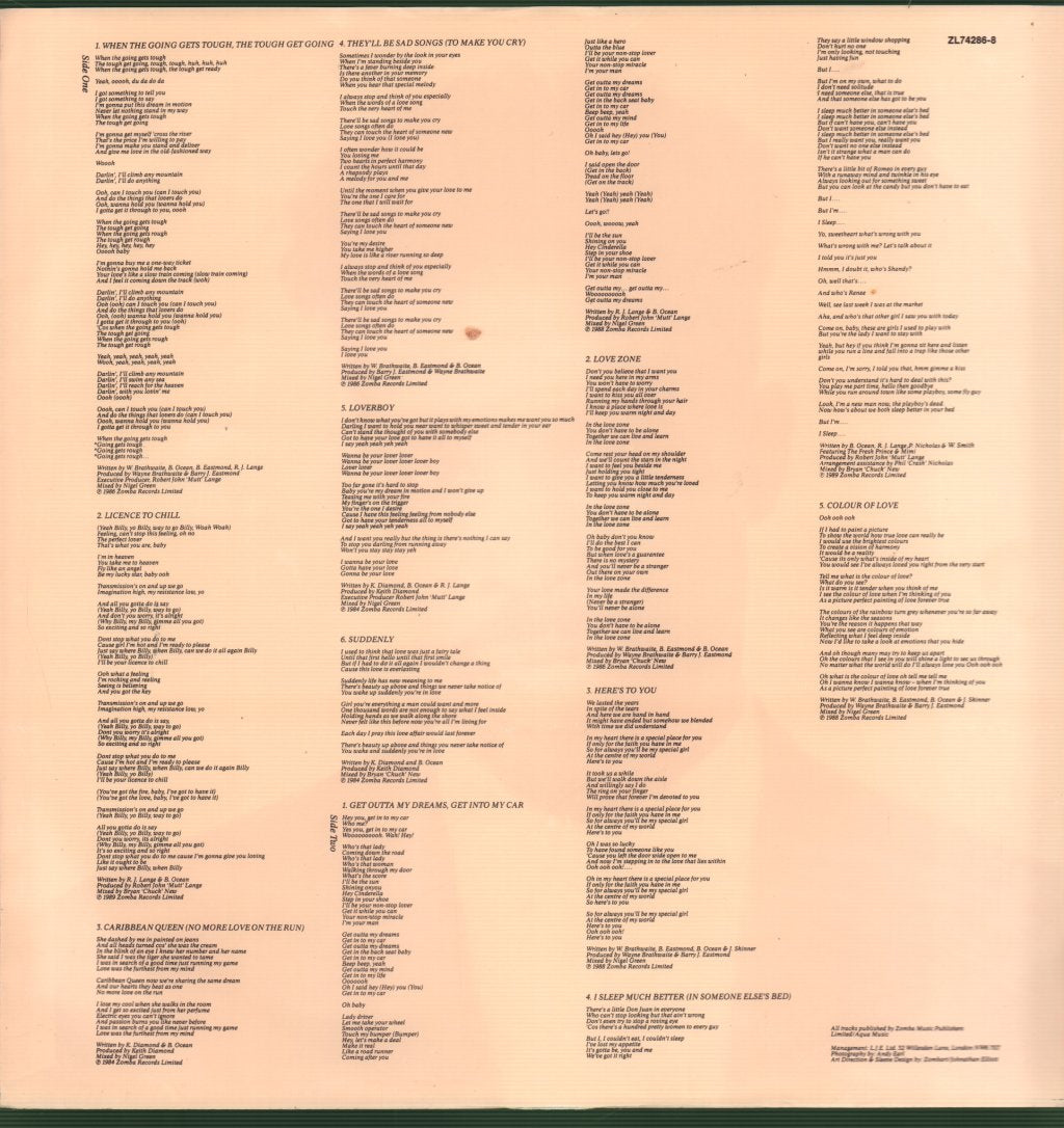 Billy Ocean - Greatest Hits - Lp