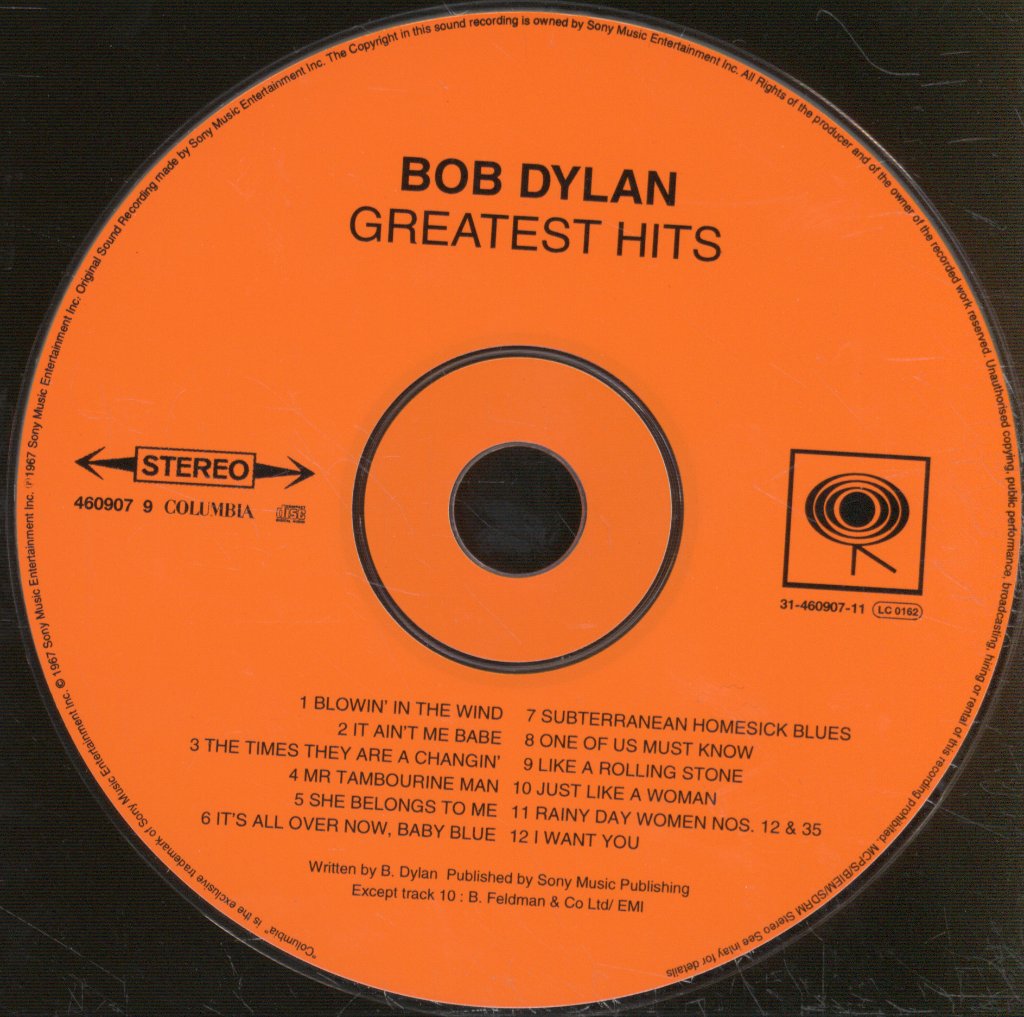 Bob Dylan - Greatest Hits - Cd