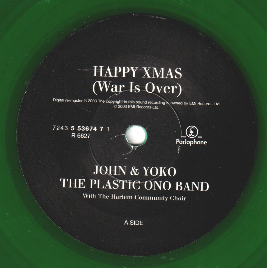 John And Yoko And The Plastic Ono Band - Happy Xmas - 7 Inch