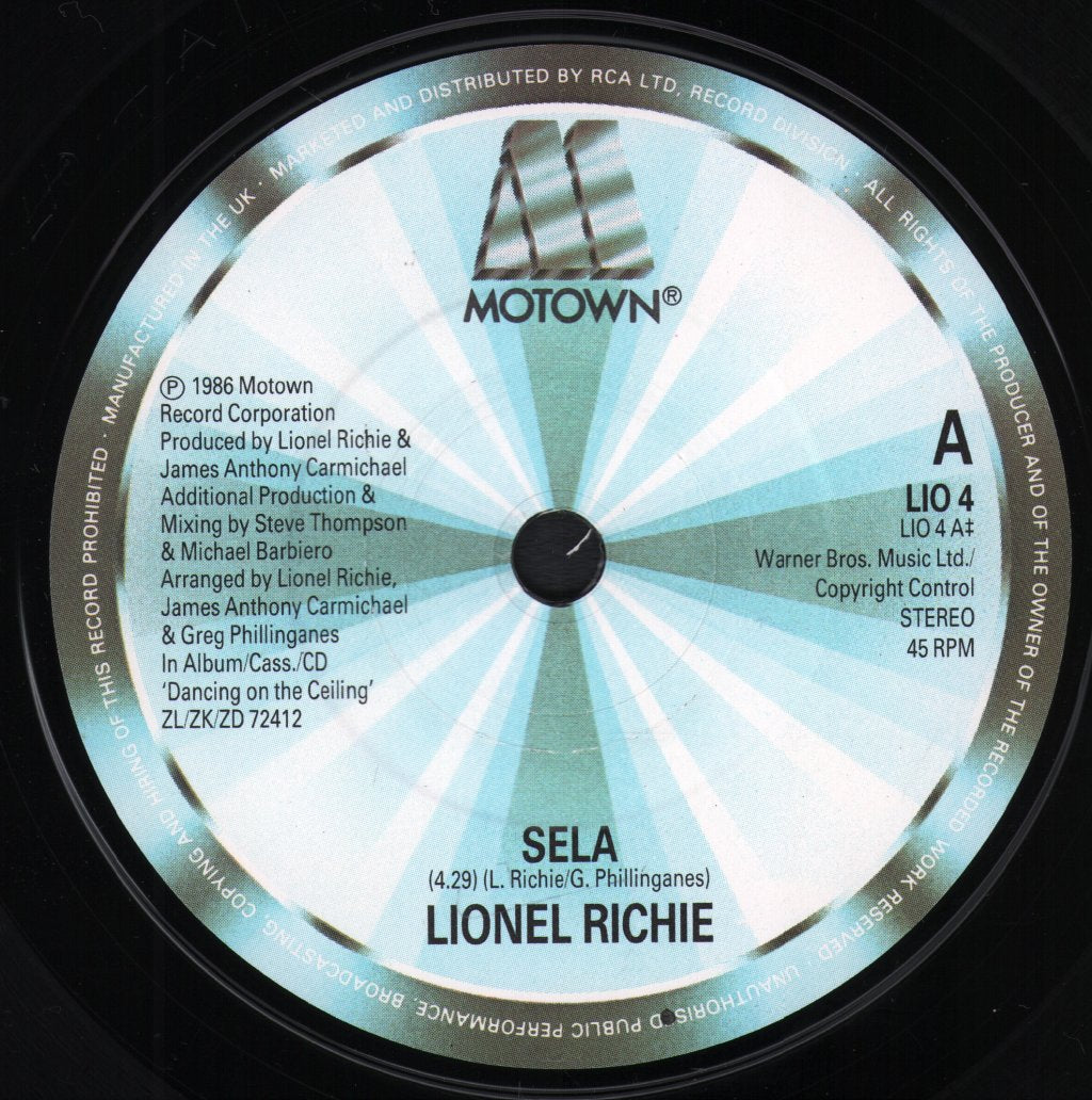 Lionel Richie - Sela - 7 Inch