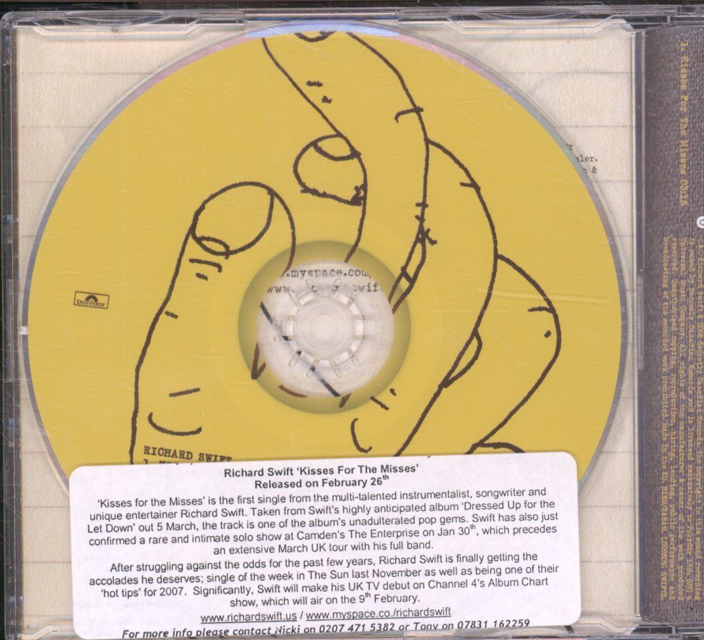 Richard Swift - Kisses For The Misses - Cd