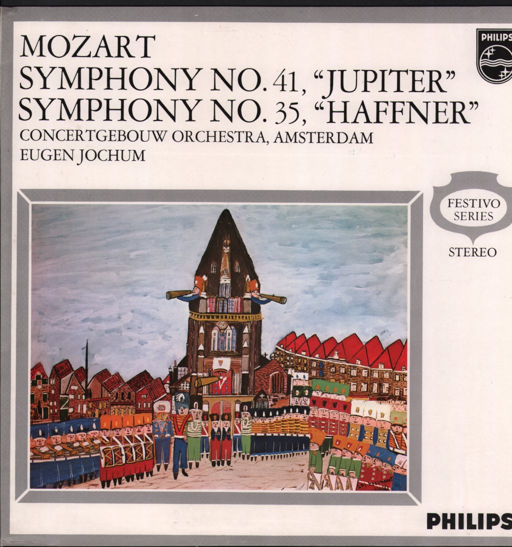 Eugen Jochum / Concertgebouw Orchestra, Amsterdam - Mozart - Symphony No 41 - "Jupiter" & 35 "Haffner" - Lp