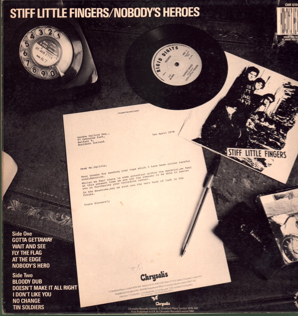 Stiff Little Fingers - Nobody's Heroes - Lp