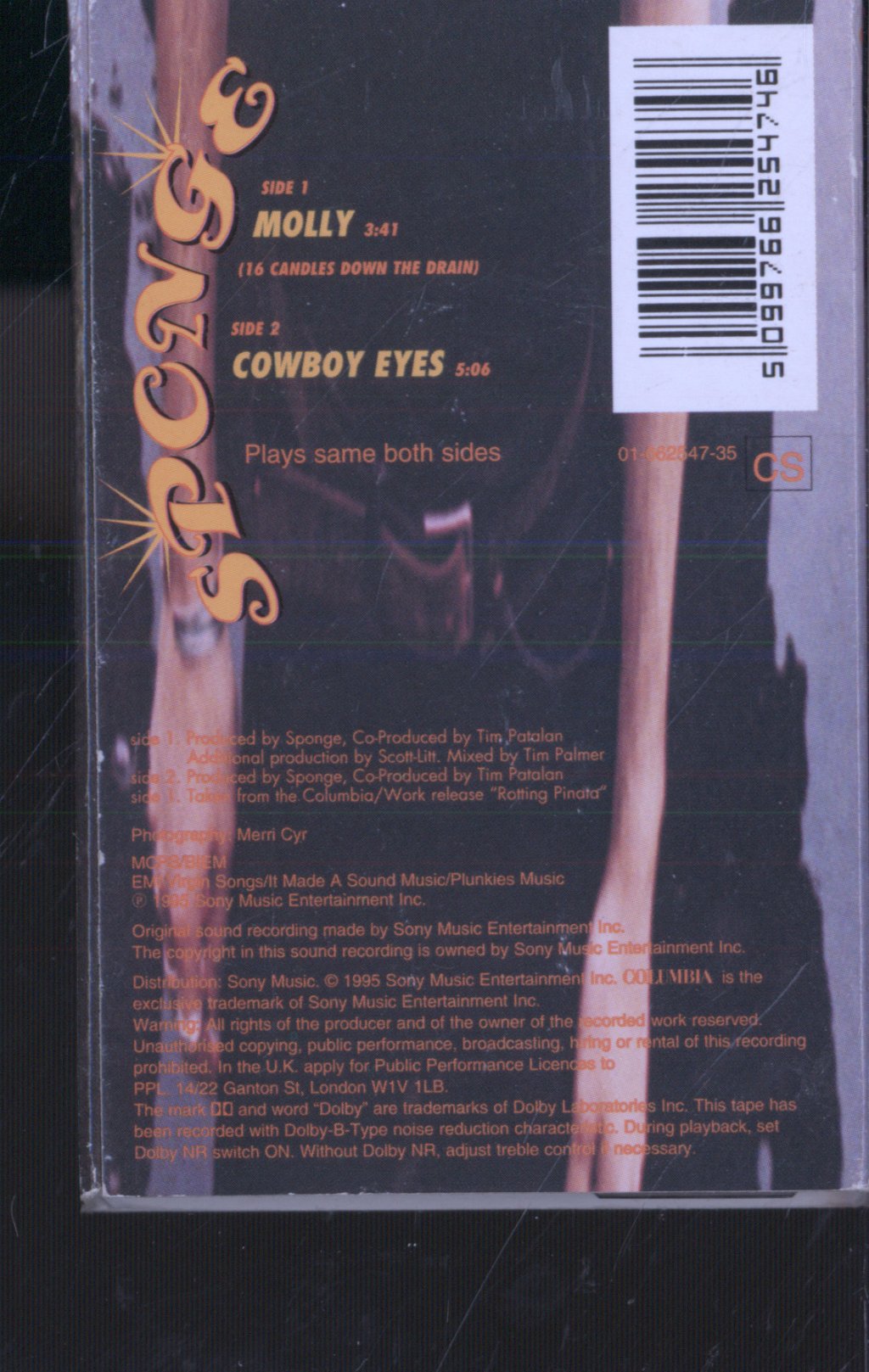 Sponge - Molly - Cassette