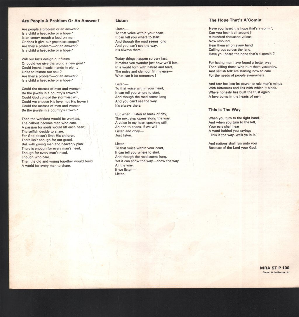 Water For A Thirsty Land - Water For A Thirsty Land - Lp