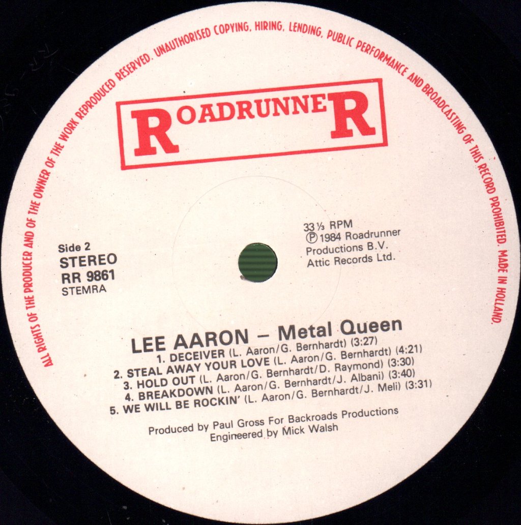 Lee Aaron - Metal Queen - Lp