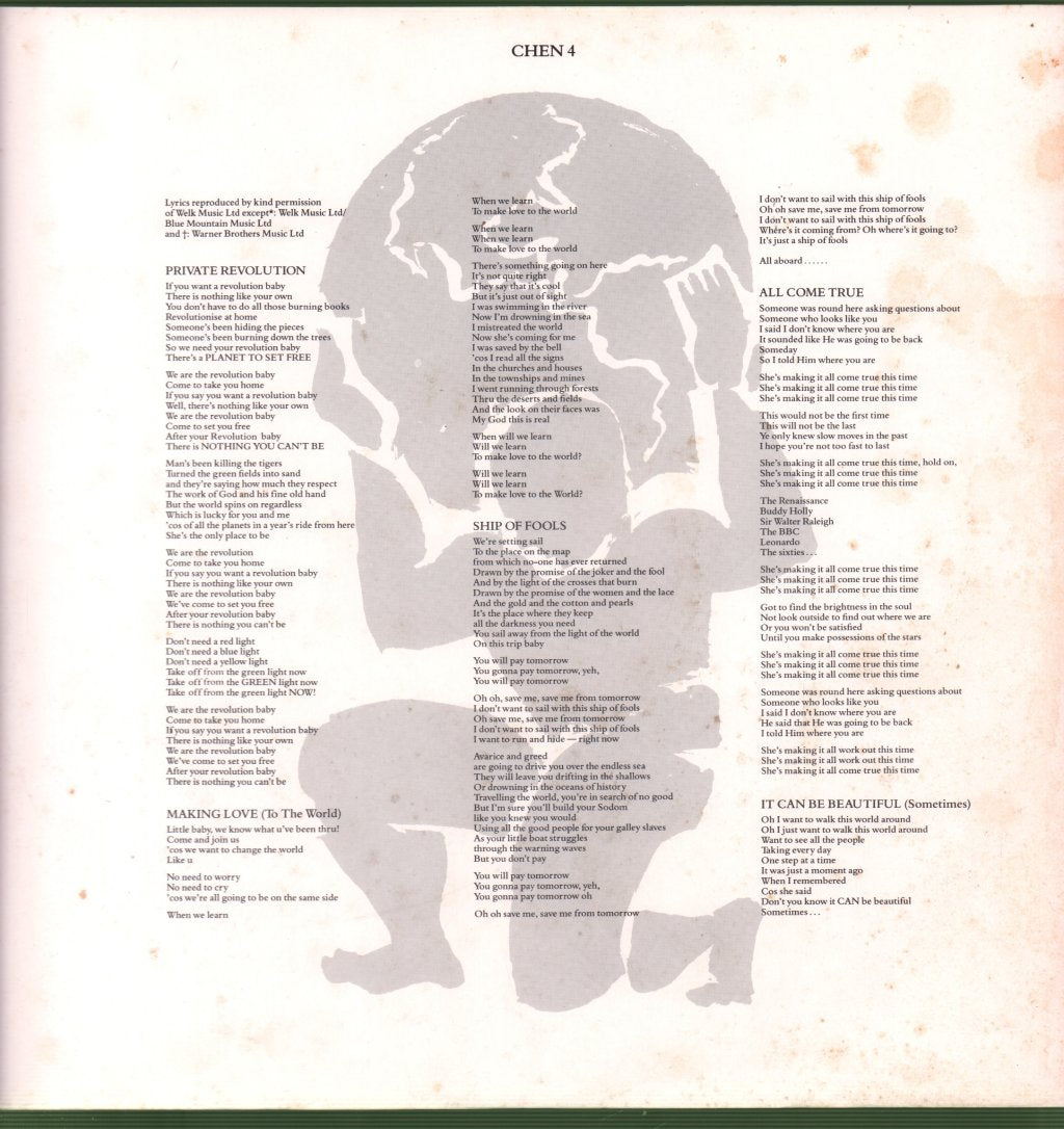 World Party - Private Revolution - Lp