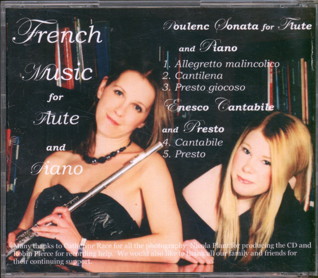 Anna Wootton And Helen Pierce - French Music For Flute And Piano - Cdr