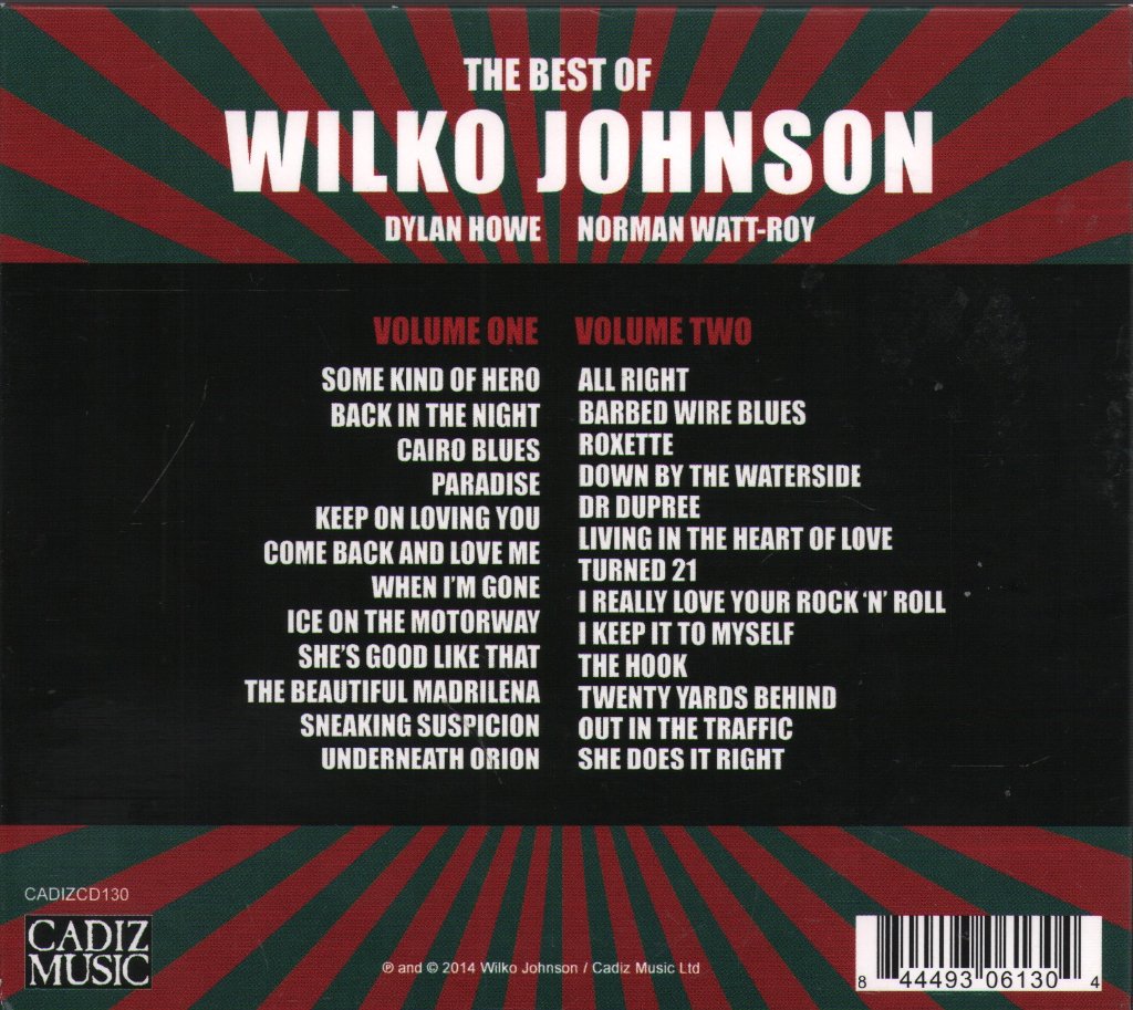 Wilko Johnson - Best Of Wilko Johnson - Double Cd