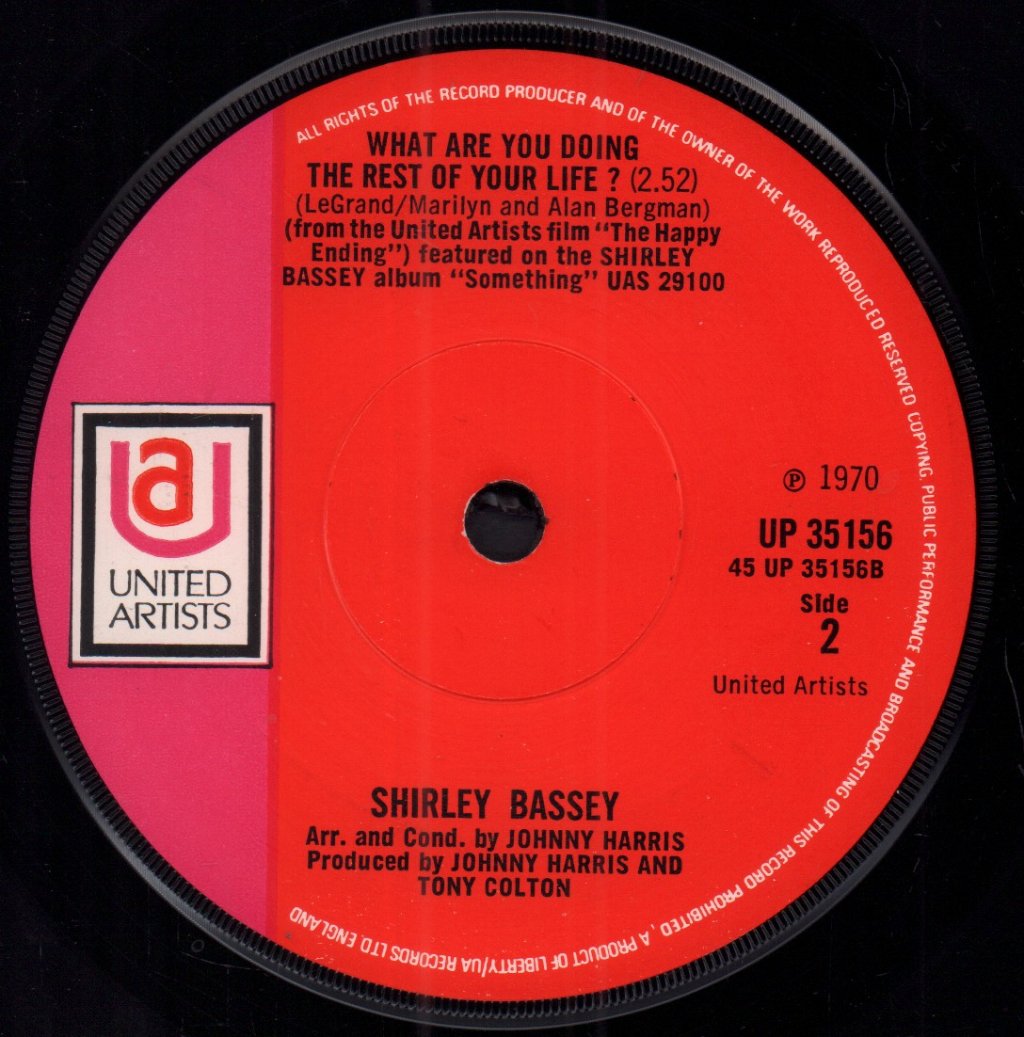 Shirley Bassey - Fool On The Hill - 7 Inch