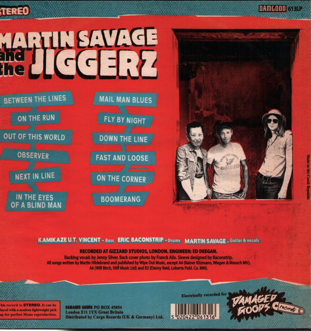 Martin Savage and the Jiggerz - Martin Savage And The Jiggerz - Lp
