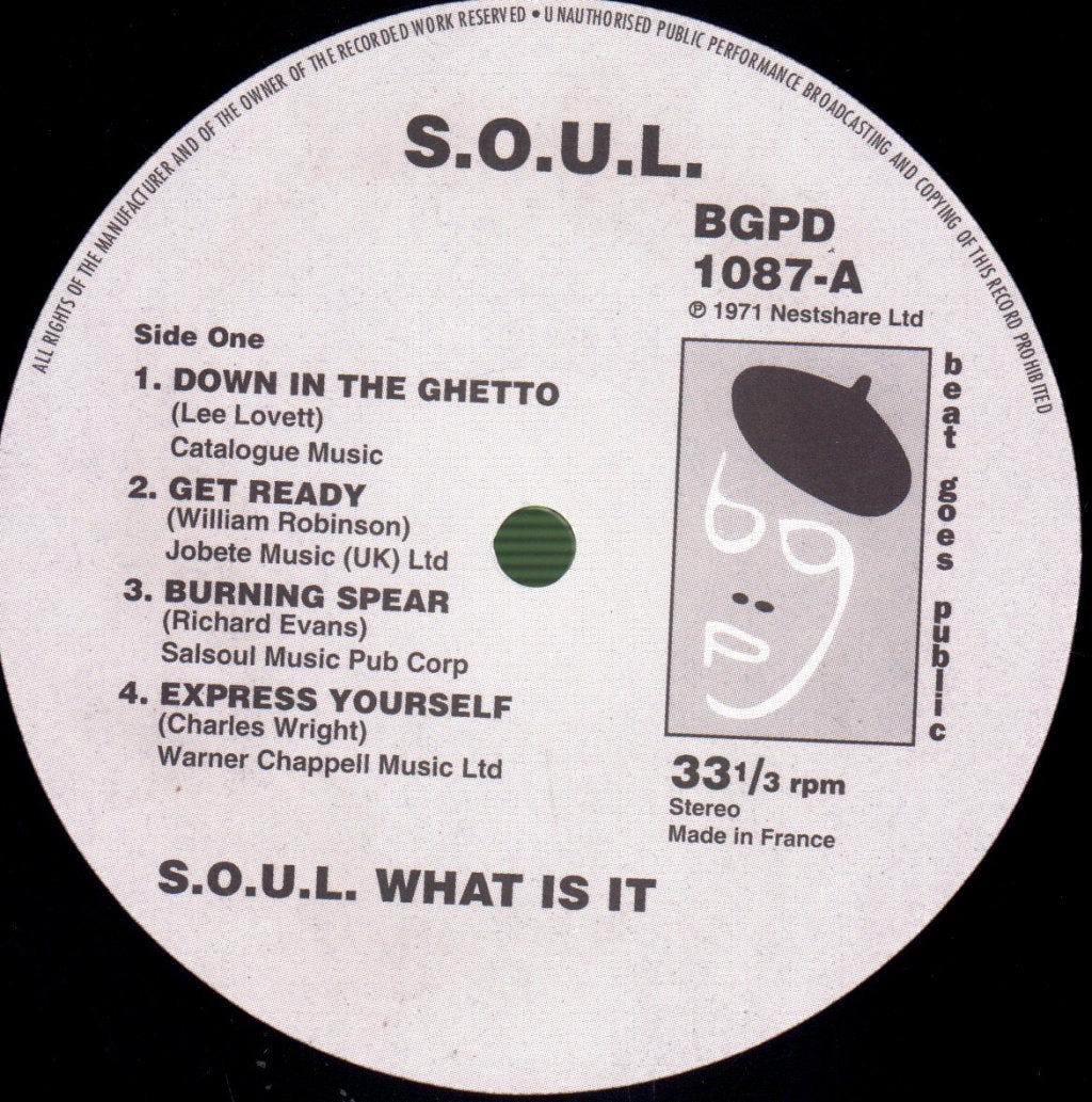 S.O.U.L. - What Is It - Lp