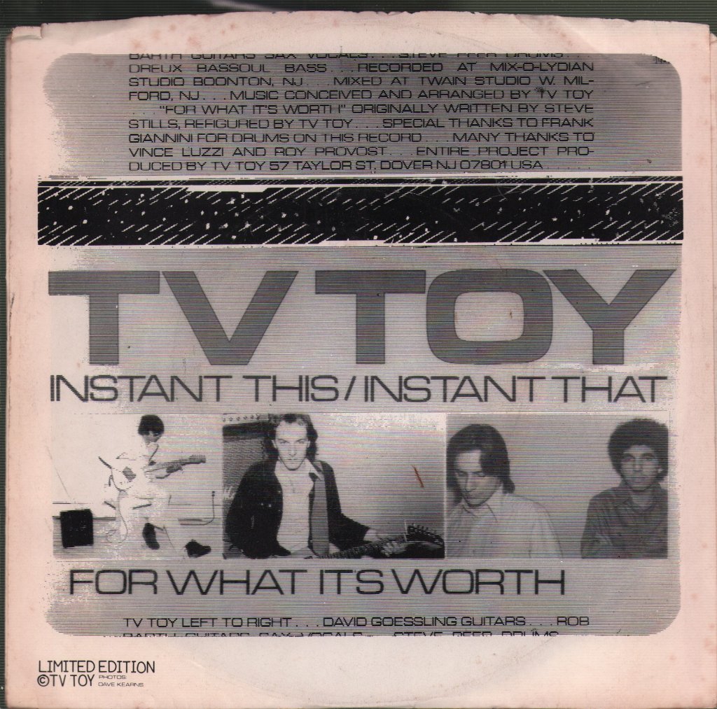TV Toy - For What It's Worth - 7 Inch