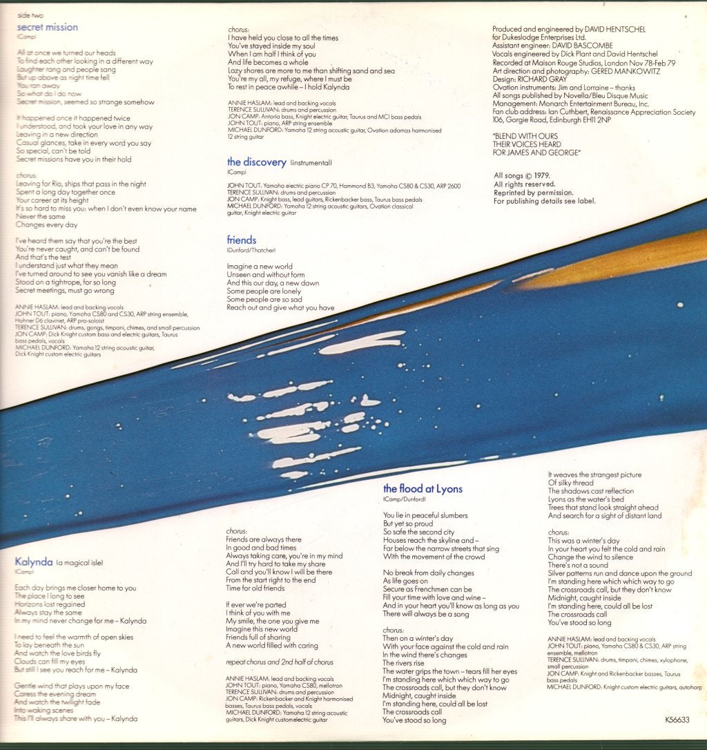 Renaissance (Rock/Prog Group) - Azure D'or - Lp
