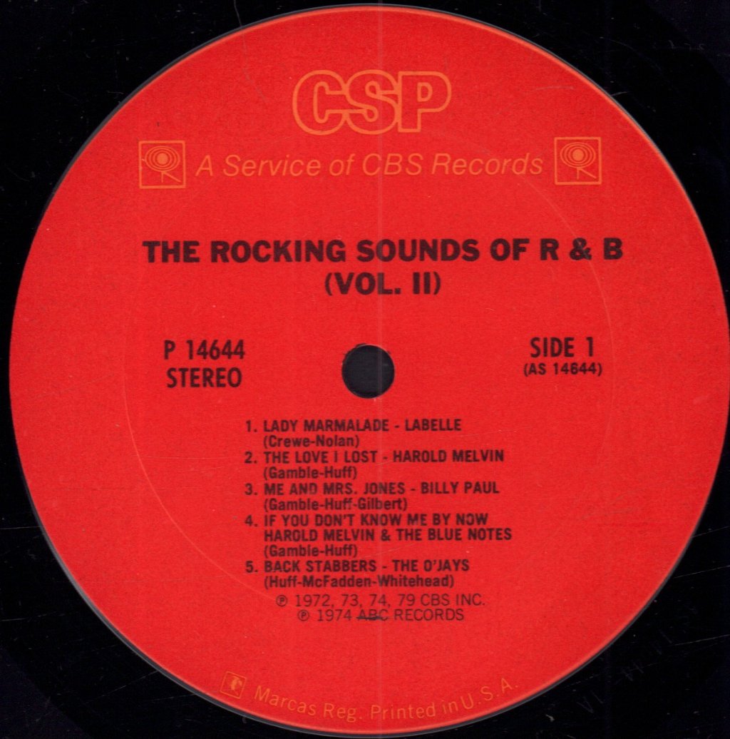 Various Artists - Rocking Sounds Of R&B (Vol.II) - Lp