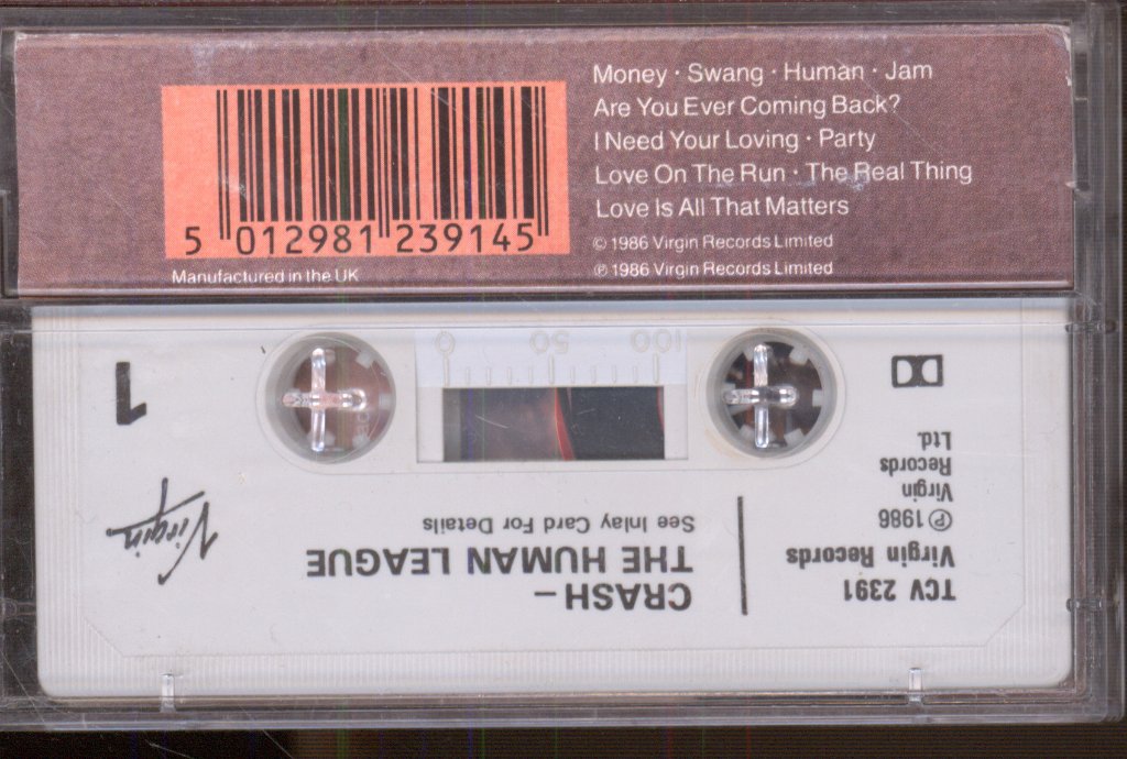 Human League - Crash - Cassette