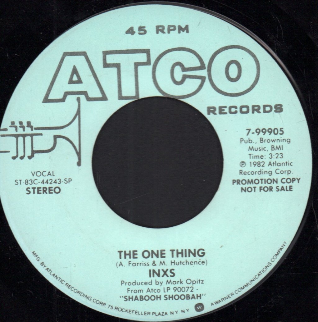 INXS - One Thing - 7 Inch